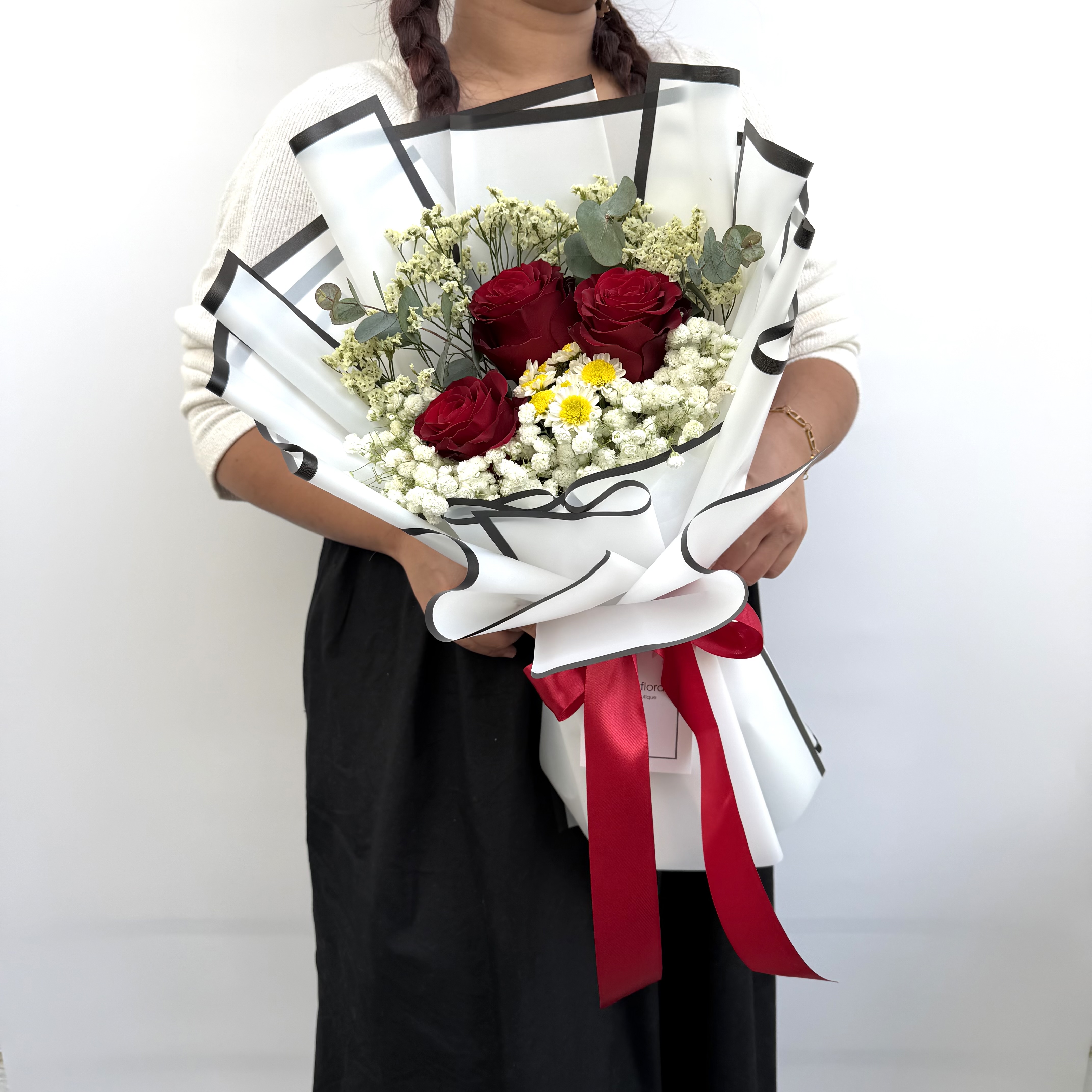 I LOVE YOU RED ROSE (3 Stalk)