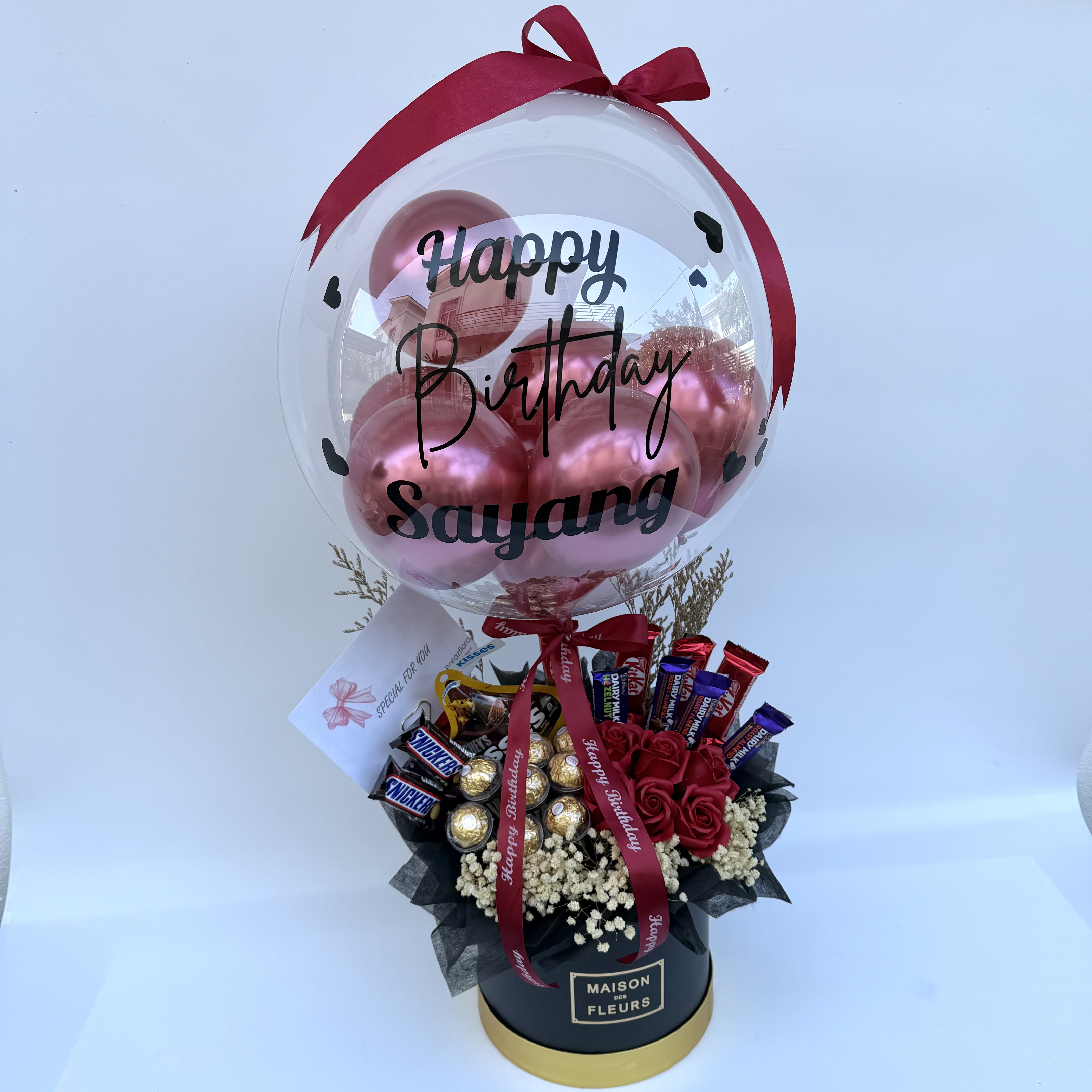 LOVE YOU HOT BALLON CHOCO